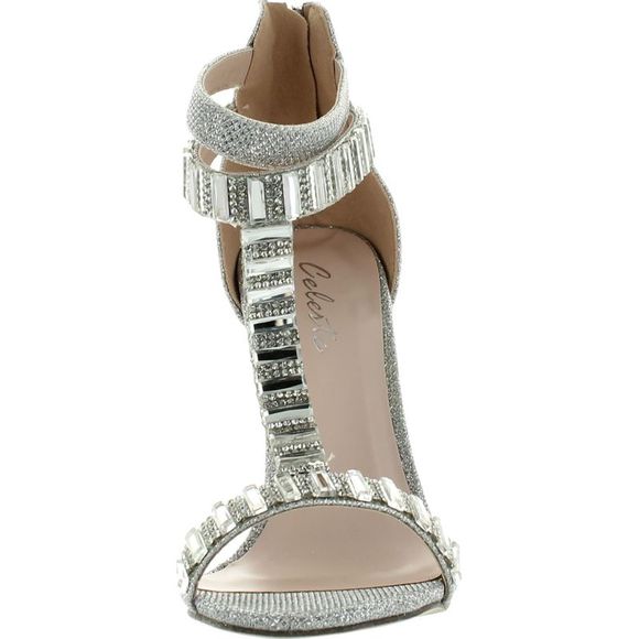 Mark and Maddux Wendy-05 Silver Womens sandals 7 NEW - Picture 3 of 4